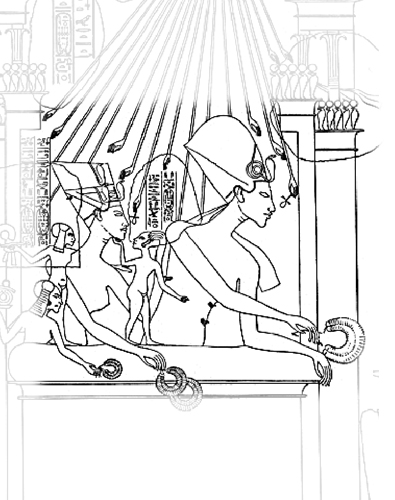 Akhenaten and Nefertiti