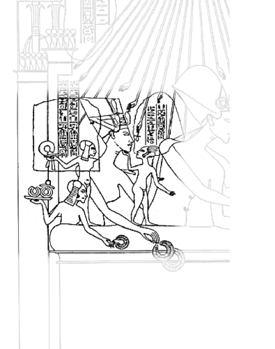 Princesses and Nefertiti detail