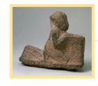Unfinished statuette of Akhenaten kneeling